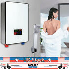 4500W 110V Whole House Electric Tankless Instant Water Heater with Shower Head