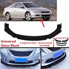 Add-on Universal For 03-07 Honda Accord Coupe Front Bumper Lip Splitter 2-Layers (For: 2007 Honda Accord)