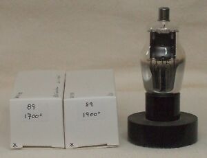 Type 89 vacuum tubes radio, TV, HAM, tested and repackaged, used