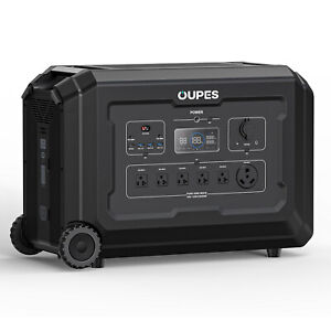 OUPES Mega 3 Portable Power Station 3600W 3072Wh Solar Generator LiFePO4 Outdoor