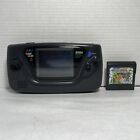 SEGA Game Gear Model 2110 Portable System w 1 Game( Chuck Rock) TESTED READ ⬇️