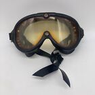 Vintage Pilot Flight Motorcycle BOUTON Goggles Mad Max Steam Punk Tinted