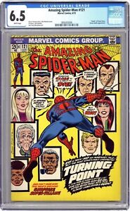 Amazing Spider-Man #121 CGC 6.5 🔑 Death of Gwen Stacy 🔑 Romita 1973