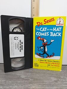 Dr. Seuss - The Cat in the Hat Comes Back (VHS, 1992) Play Tested