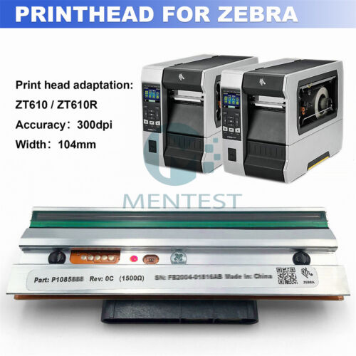 Print Head Printhead for Zebra ZT610 ZT610R Thermal Barcode Label Printer 300DPI