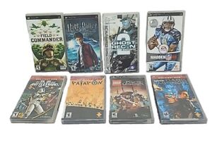 Sony PSP Games Lot All Complete CIB w Manuals (Lot of 8 Games) in EUC Ships FREE