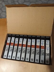 LOT OF 10 Pre-Recorded Betamax Tapes Sold as Used Blank Sony