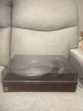 VINTAGE Acoustic Research AR XA Turntable, Dust Cover,WALNUT BASE ORIGINAL OWNER