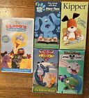 Lot of 5 VHS Elmo's Musical Adventure Blue's Clue Kipper Walt Disney Classics