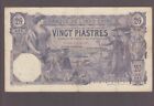 French Indochina 20 Piastres Banknote P-38b ND 1917