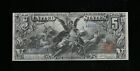 SC 1896 $5 Educational Note Silver Certificate GORGEOUS VF (370)