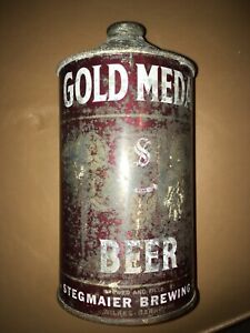 32oz Gold Medal Beer Quart Conetop Beer Can