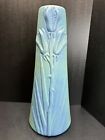 Van Briggle Pottery - 17.5” Tall Yucca Flower Vase - Turquoise Ming color