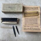Antique 1924 Wahl Co EVERSMART Manicure Compact Original Box & Instructions Rare