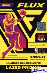 2020/21 Panini Flux Basketball Factory Sealed HANGER BOX-EXCLUSIVE LAZER PRIZMS!