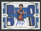 2022-23 National Treasures Paolo Banchero RPA RC Rookie Quad Patch AUTO 16/25