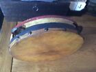 ANTIQUE TAMBOURINE NEW ORLEANS FRENCH AMERICAN HAND MADE