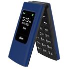 Plum Flipper LTE D280 Blue Unlocked Flip Phone ATT Tmobile