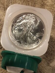 New ListingRoll of 20 - 2021 Type 1  1oz Silver American Eagle $1 Coin.