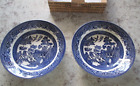 2 Churchill Willow Blue   8 inches   Soup  Bowls  New in Box B