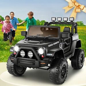 2-Seater Kids Ride On Truck Car w/ Parent Remote, Battery Power Electric Car Toy
