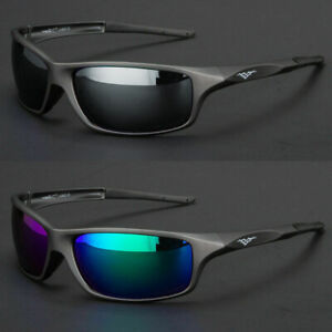 NEW Polarized Men Sport Sunglasses Driving Pilot Fishing Eyewear Wrap Glasses US