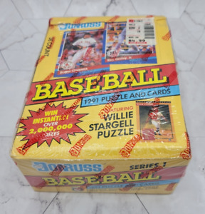 ⚾ Vintage 1991 Donruss Series #1 Baseball Cards Sealed 36 packs in Sealed Case