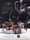 2020 Print Ad of Mapex Design Lab Black Panther Versatus Drum kit w Russ Miller