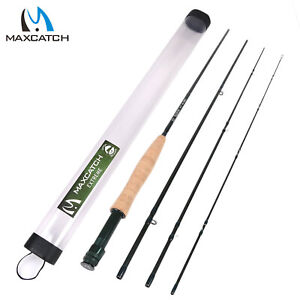 Maxcatch Extreme Graphite Fly Fishing Rod 3/4/5/6/7/8/10wt 9FT IM6 Carbon Blank