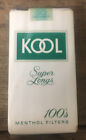 Kool 100's  Cigarette Pack Empty Vintage Tobacco Advertising - U. S.