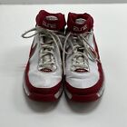Nike Men's Air Max Elite 316905-161 White Red Lace Up Basketball Shoes Size 11
