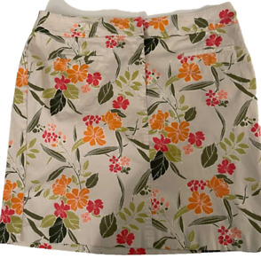 Lane Bryant  Women's Lined Floral Zip Skirt with Pockets, Size 16