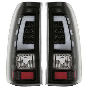 Pair LED Tail Lights For 99-06 Chevy Silverado 99-02 GMC Sierra 1500 2500 3500 (For: 2000 Chevrolet Silverado 1500)