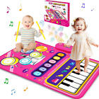 New ListingToys for 1 Year Old Girl Gifts: Baby Piano Mat Toddler Toys Age 1-2 - 2 in 1 Mat