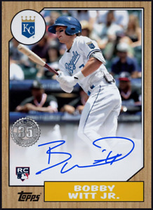 2022 Topps MLB Rookie Authentic Autograph MLB Bobby Witt Jr RC SIG Digital Card