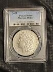 2023 P Morgan Silver Dollar Uncirculated Coin PCGS MS69 - BLUE LABEL edition