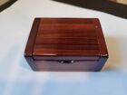 Wooden Hinged Box. Exotic Wood. Very Nice