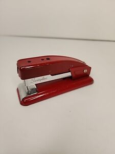 Vintage Red Swingline Cub Stapler 99 Made in the USA Long Island City NY 4.5