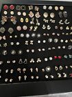 LOT OF 66 PAIR GOLD TONE 