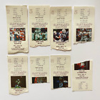 1988 Cleveland Browns Home Tickets - Lot of 8 Bernie Kosar Ozzie Newsome