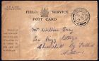 UK GB 1915 MILITARY FPO 44 POST CARD TO SCOTLAND