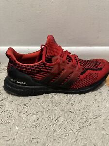 Size 10/Half - UltraBoost Black and Red