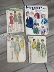 Vintage 1960s  Vogue and Simplicity Women’s Sewing Pattern Lot