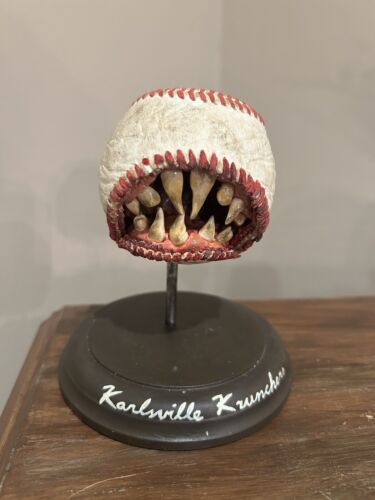 New ListingScreen Used Goosebumps (1998) Karlsville Kruncher Baseball Prop SEE DESCRIPTION