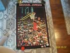 Vintage 1987 Starline Michael Jordan NBA Rookie Dunk Champ Poster 22.5 x 34.5