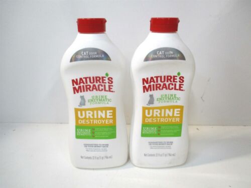 Nature’s Miracle 32 fl oz. Cat Odor Enzymatic Urine Destroyer - Lot of 2