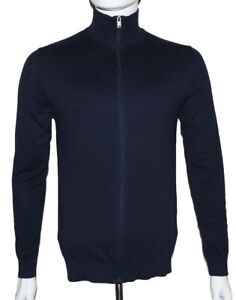 Selected Homme Mens Slhberg Full-Zip cardigan B Noos Lightweight Sweater L Navy