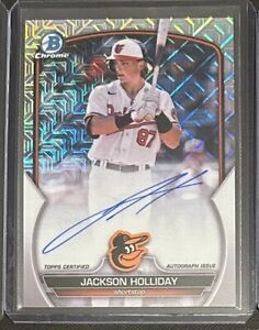 MLB Mystery Packs - Chase Cards- Jackson Holliday Bowman Auto & 1st Bowman Ref.