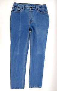 Jeanology Collection Straight Leg 100% Cotton Womens Blue Denim Jeans Size 10