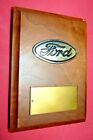 Rare Original Vintage Ford Dealer Truck Car Sales Award Wooden Plaque unused a5